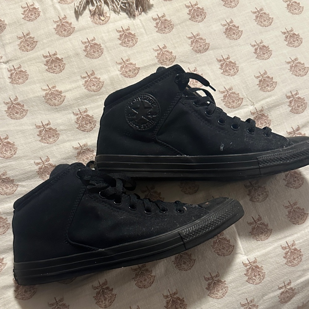 Converse Black High-Top Sneakers - Picture 4 of 6